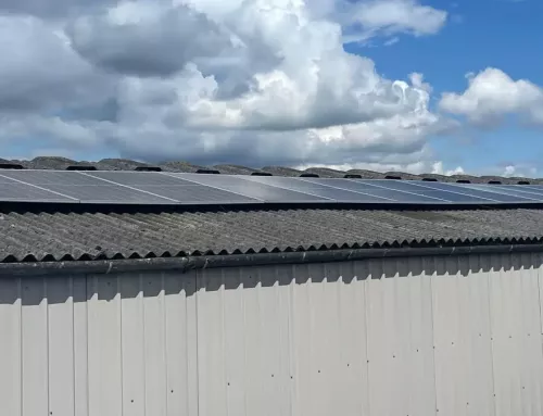 Farm Building Solar Panel Installation